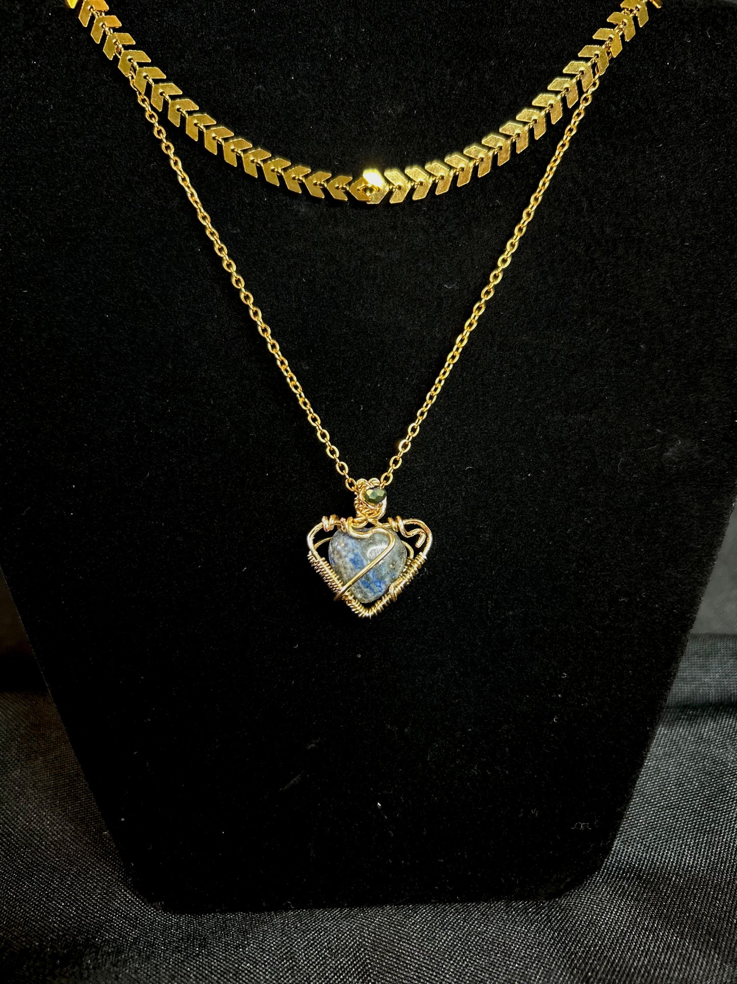 Raja Lapis Lazuli Layered Necklace