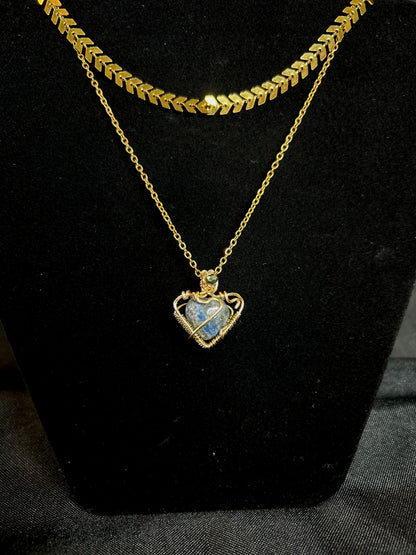 Raja Lapis Lazuli Layered Necklace